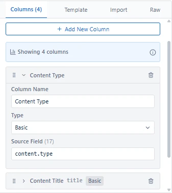 Configure Report